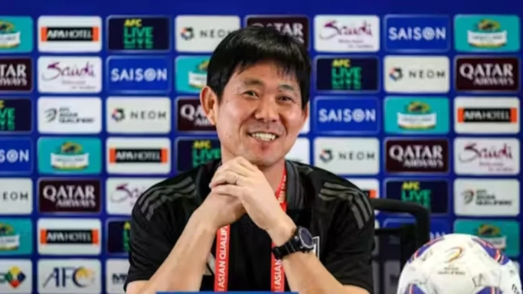 Pelatih Jepang, Hajime Moriyasu, Puas dengan Kemenangan Telak atas Timnas Indonesia