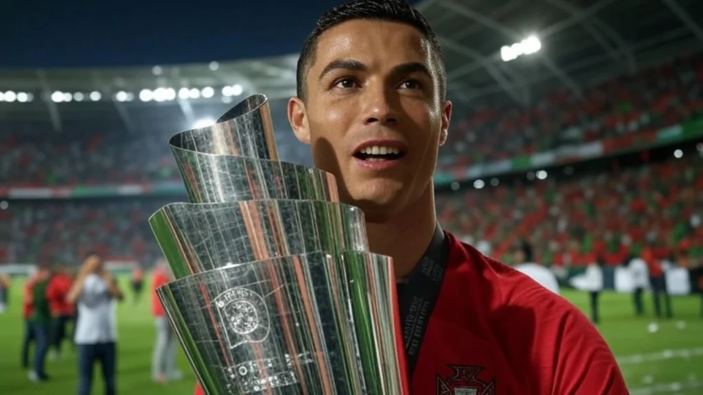 Cristiano Ronaldo Mengisyaratkan Akhir Karir Pasca Kemenangan Portugal di UEFA Nations League