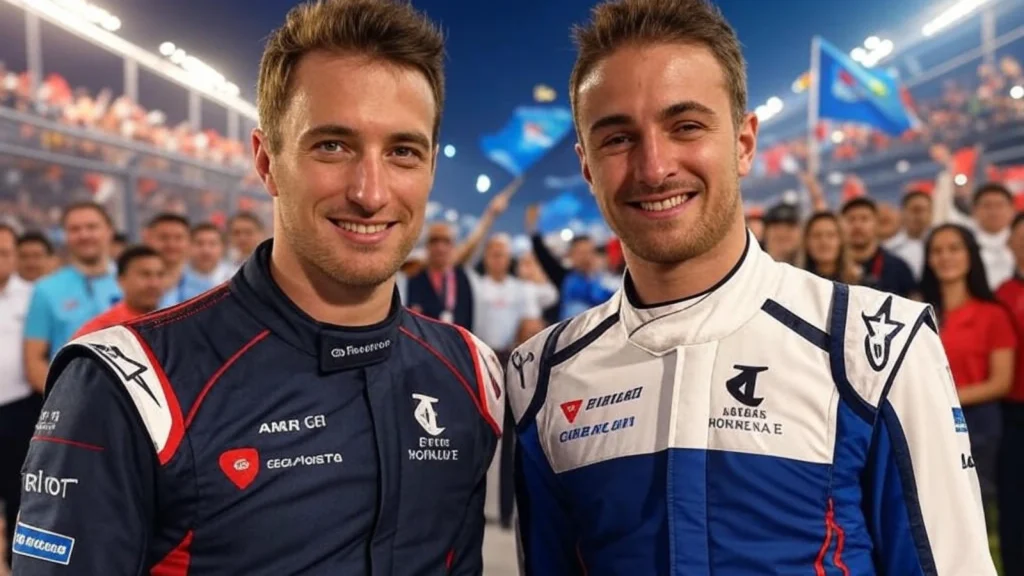 Edoardo Mortara dan Nico Müller Raih Podium di Formula E Jakarta