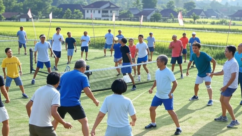 Pickleball: Olahraga Baru yang Menarik Minat Masyarakat Desa di Indonesia